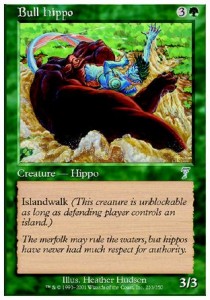Bull Hippo - Seventh Edition (Uncommon) [7ED-233]
