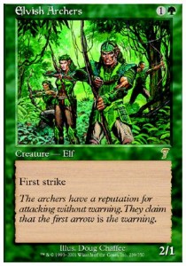 Elvish Archers - Seventh Edition (Rare) [7ED-239]