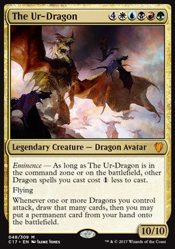 The Ur-Dragon (V.1) - Commander 2017 (Mythic) [C17-48]