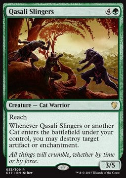 Qasali Slingers - Commander 2017 (Rare) [C17-33]