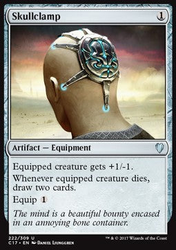 Skullclamp - Commander 2017 (Uncommon) [C17-222]