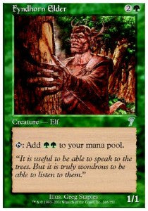 Fyndhorn Elder - Seventh Edition (Uncommon) [7ED-246]