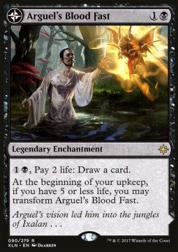 Arguel's Blood Fast / Temple of Aclazotz - Ixalan (Rare) [XLN-90]
