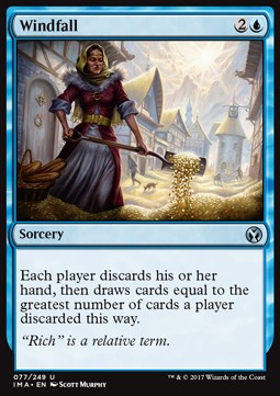 Windfall⁣ - Iconic Masters⁣ (Uncommon)⁣ [77]