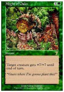 Might of Oaks - Seventh Edition (Rare) [7ED-257]