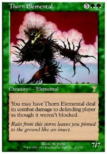Thorn Elemental - Seventh Edition (Rare) [7ED-273]