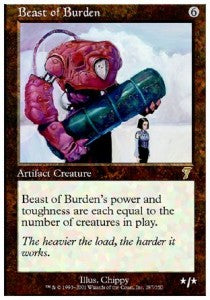 Beast of Burden - Seventh Edition (Rare) [7ED-287]