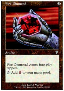 Fire Diamond - Seventh Edition (Uncommon) [7ED-296]