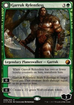 Garruk Relentless / Garruk, the Veil-Cursed - From the Vault: Transform (Mythic) [V17-9]