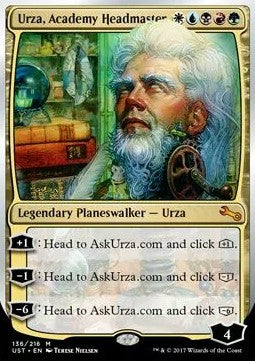 Urza, Academy Headmaster - Unstable (Mythic) [UST-136]