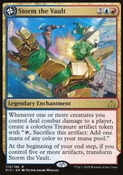Storm the Vault // Vault of Catlacan - Rivals of Ixalan (Rare) [RIX-173]