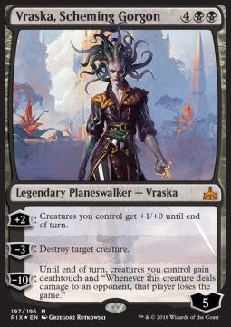 Vraska, Scheming Gorgon - Rivals of Ixalan (Mythic) [RIX-197]