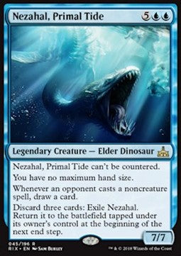 Nezahal, Primal Tide - Rivals of Ixalan (Rare) [RIX-45]
