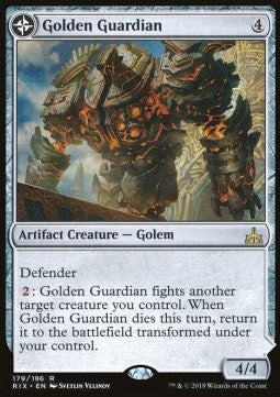 Golden Guardian // Gold-Forge Garrison - Rivals of Ixalan (Rare) [RIX-179]