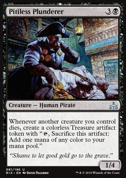 Pitiless Plunderer - Rivals of Ixalan (Uncommon) [RIX-81]