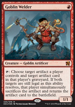 Goblin Welder - Duel Decks: Elves vs. Inventors (Mythic) [DDU-35]