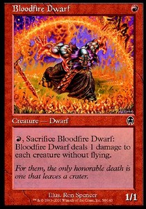 Bloodfire Dwarf - Apocalypse (Common) [APC-56]