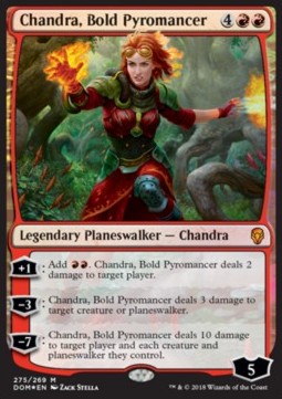 Chandra, Bold Pyromancer - Dominaria (Mythic) [DOM-275]