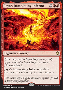 Jaya's Immolating Inferno - Dominaria (Rare) [DOM-133]