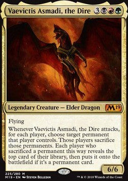 Vaevictis Asmadi, the Dire - Core 2019 (Mythic) [M19-225]