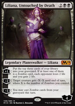 Liliana, Untouched by Death - Core 2019 (Mythic) [M19-106]