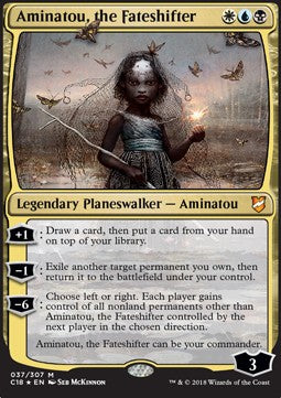 Aminatou, the Fateshifter (V.1) - Commander 2018 (Mythic) [C18-37]