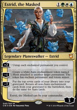 Estrid, the Masked (V.1) - Commander 2018 (Mythic) [C18-40]