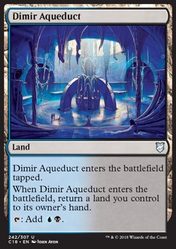 Dimir Aqueduct - Commander 2018 (Uncommon) [C18-242]