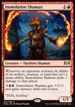 Immolation Shaman - Ravnica Allegiance (Rare) [RNA-106]