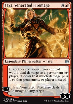 Jaya, Venerated Firemage - War of the Spark (Uncommon) [WAR-135]