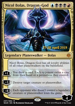 Nicol Bolas, Dragon-God - War of the Spark: Extras (Mythic) [XWAR-207]