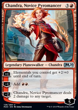 Chandra, Novice Pyromancer - Core 2020 (Uncommon) [M20-128]
