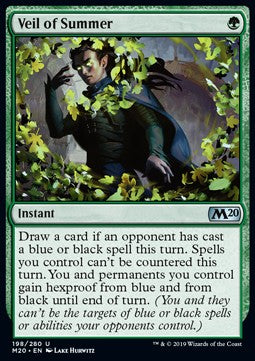 Veil of Summer - Core 2020 (Uncommon) [M20-198]