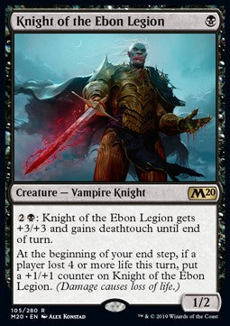 Knight of the Ebon Legion - Core 2020 (Rare) [M20-105]