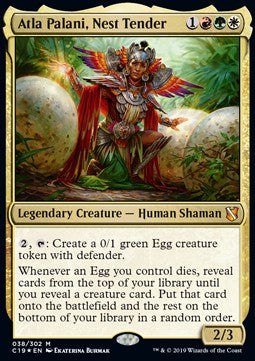 Atla Palani, Nest Tender - Commander 2019 (Mythic) [C19-38]