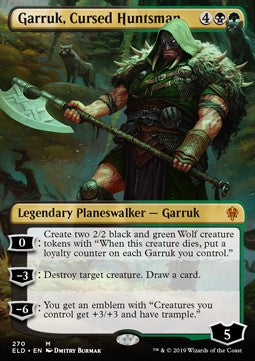 Garruk, Cursed Huntsman - Throne of Eldraine: Extras (Mythic) [XELD-270]