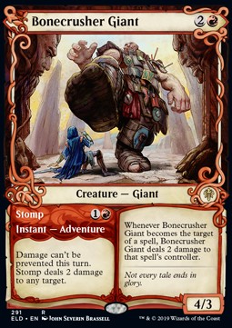 Bonecrusher Giant // Stomp - Throne of Eldraine: Extras (Rare) [XELD-291]