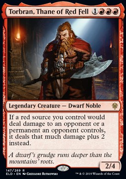 Torbran, Thane of Red Fell - Throne of Eldraine (Rare) [ELD-147]