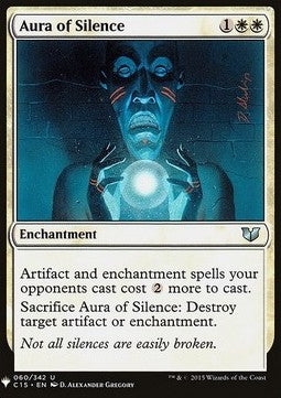 Aura of Silence - Mystery Booster (Uncommon) [MYS-60]