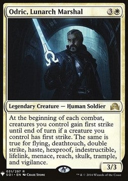 Odric, Lunarch Marshal - Mystery Booster (Rare) [MYS-31]
