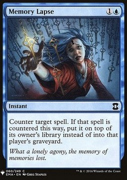Memory Lapse - Mystery Booster (Common) [MYS-60]