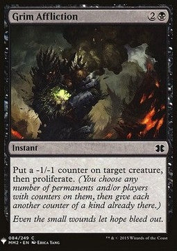 Grim Affliction - Mystery Booster (Common) [MYS-84]