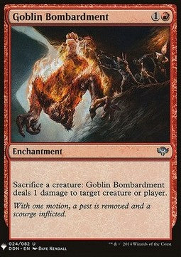 Goblin Bombardment - Mystery Booster (Uncommon) [MYS-24]