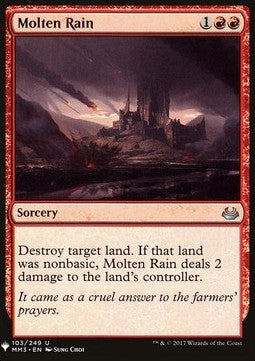 Molten Rain - Mystery Booster (Uncommon) [MYS-103]