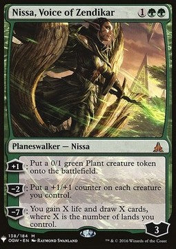 Nissa, Voice of Zendikar - Mystery Booster (Mythic) [MYS-138]