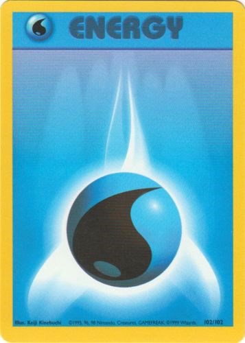 Water Energy (102/102) [Base Set Unlimited]