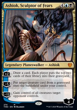 Ashiok, Sculptor of Fears - Theros Beyond Death: Extras (Mythic) [XTHB-274]