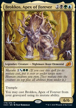 Brokkos, Apex of Forever - Ikoria: Lair of Behemoths (Mythic) [IKO-179]