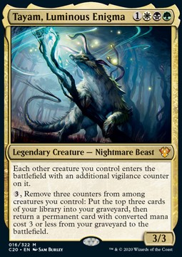 Tayam, Luminous Enigma - Commander: Ikoria (Mythic) [C20-16]