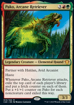 Pako, Arcane Retriever - Commander: Ikoria (Mythic) [C20-13]